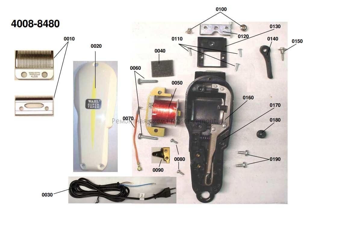 Ремонт Wahl 4008 Super Taper / Icon в Сервисном Центре ТОЧИМ.МОСКВА